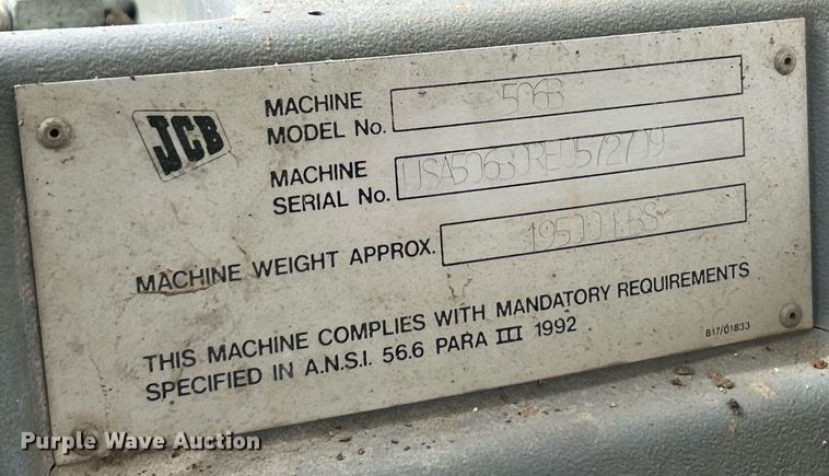 image for item EK2672 1994 JCB 506B telehandler