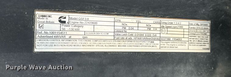 image for item EN5130 2021 JLG 1055 telehandler