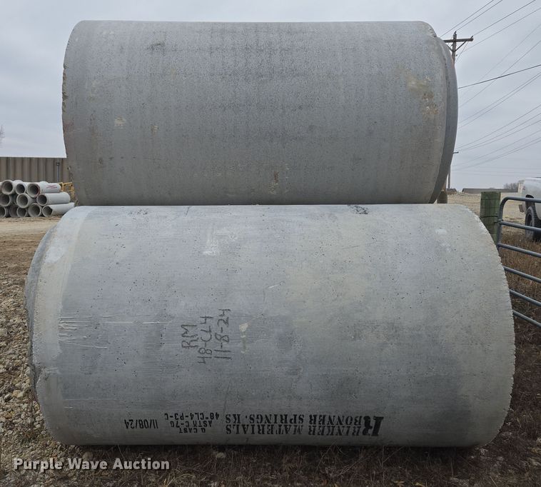 image for item EQ3981 (15) concrete culverts