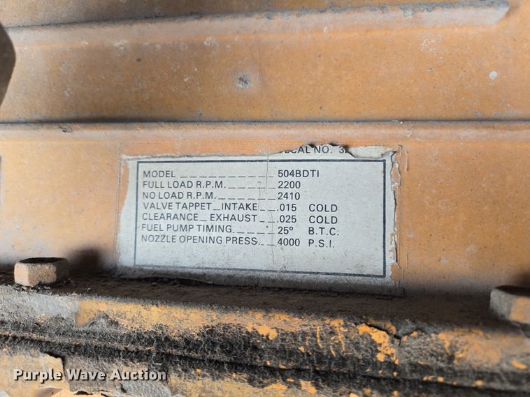 image for item EQ6582 1977 Case W36 wheel loader