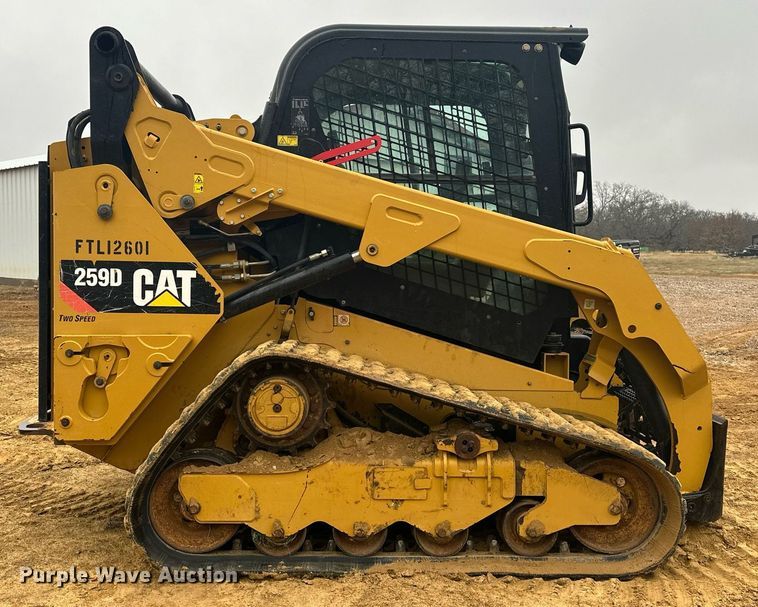 image for item ER4990 2017 Caterpillar 259D tracked skid steer loader