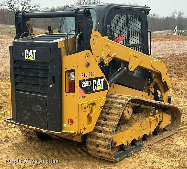 image for item ER4990 2017 Caterpillar 259D tracked skid steer loader