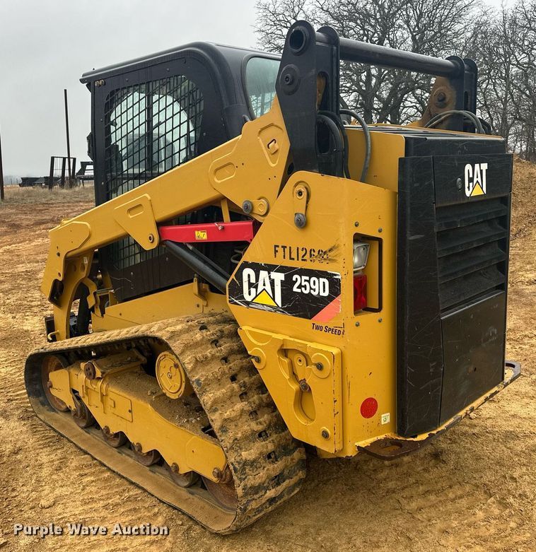 image for item ER4990 2017 Caterpillar 259D tracked skid steer loader