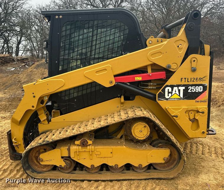 image for item ER4990 2017 Caterpillar 259D tracked skid steer loader