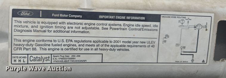 image for item ER5142 2001 Ford F250 Super Duty SuperCab pickup truck