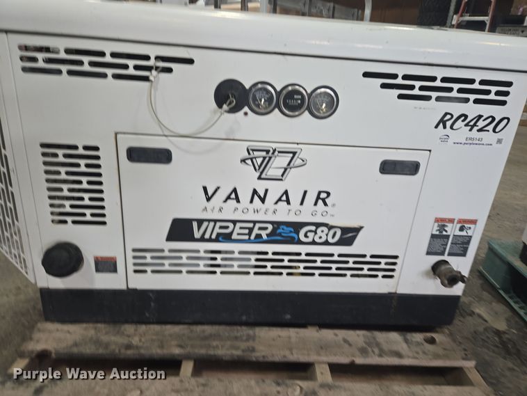 image for item ER5143 Vanair Viper G80 air compressor