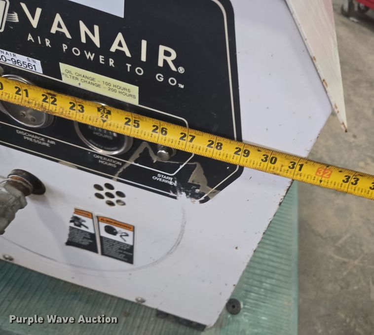 image for item ER5144 2015 Vanair 80 Viper air compressor