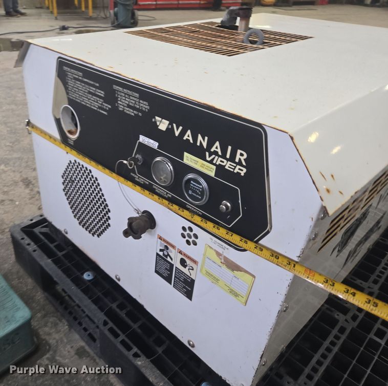 image for item ER5145 2012 Vanair 80 Viper air compressor