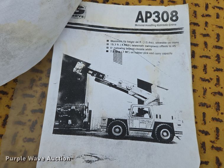 image for item ER5159 Grove AP-308 crane