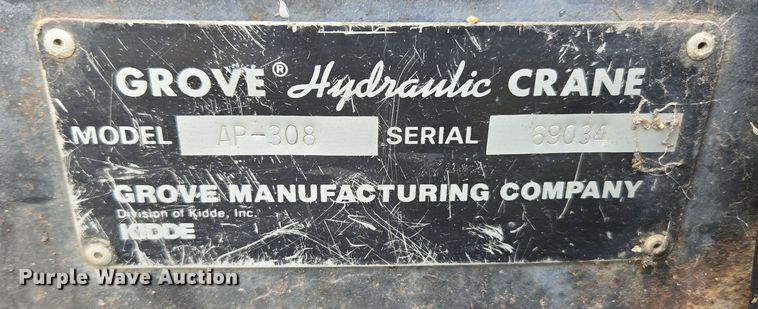 image for item ER5159 Grove AP-308 crane