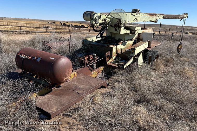 image for item ER8733 Shop built crane trailer