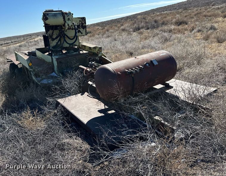 image for item ER8733 Shop built crane trailer