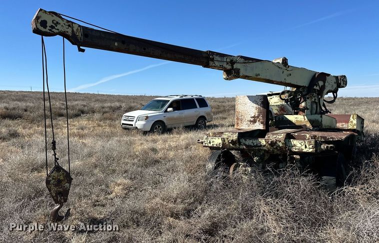 image for item ER8733 Shop built crane trailer