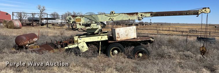 image for item ER8733 Shop built crane trailer