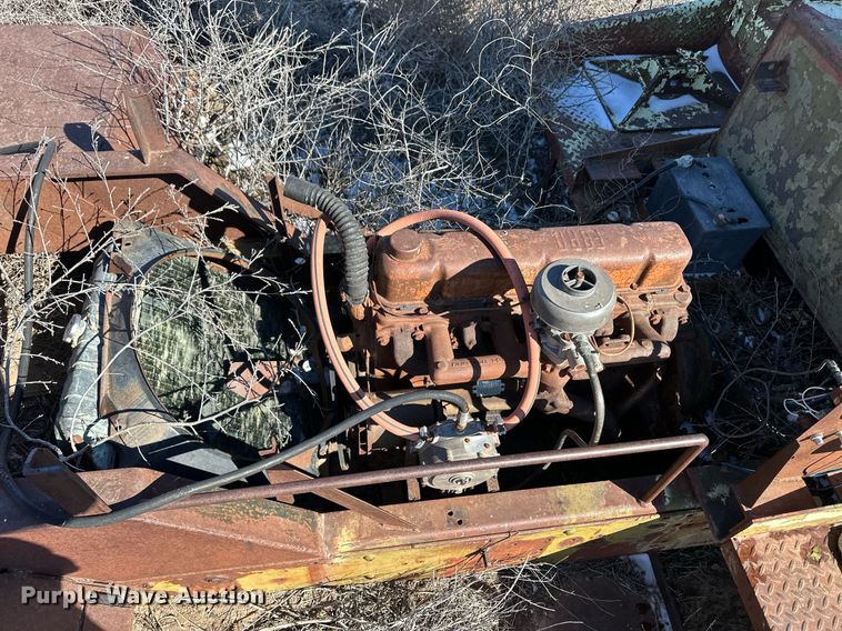 image for item ER8733 Shop built crane trailer