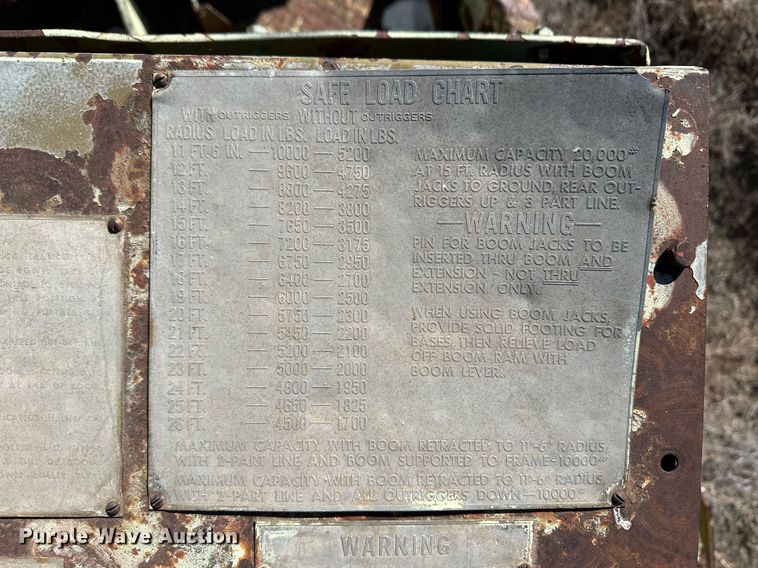 image for item ER8733 Shop built crane trailer