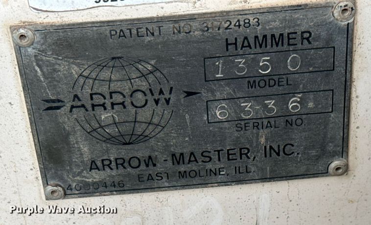 image for item LH9494 1995 Arrow 1350 drop Hammer