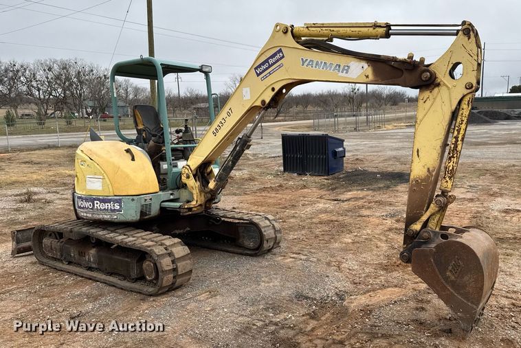 image for item LH9496 2004 Yanmar VI050-3 mini excavator