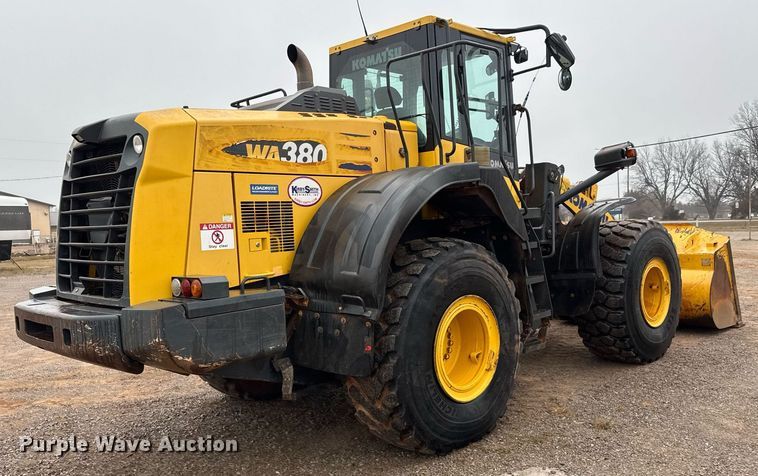 image for item LH9520 2017 Komatsu WA380-8 wheel loader