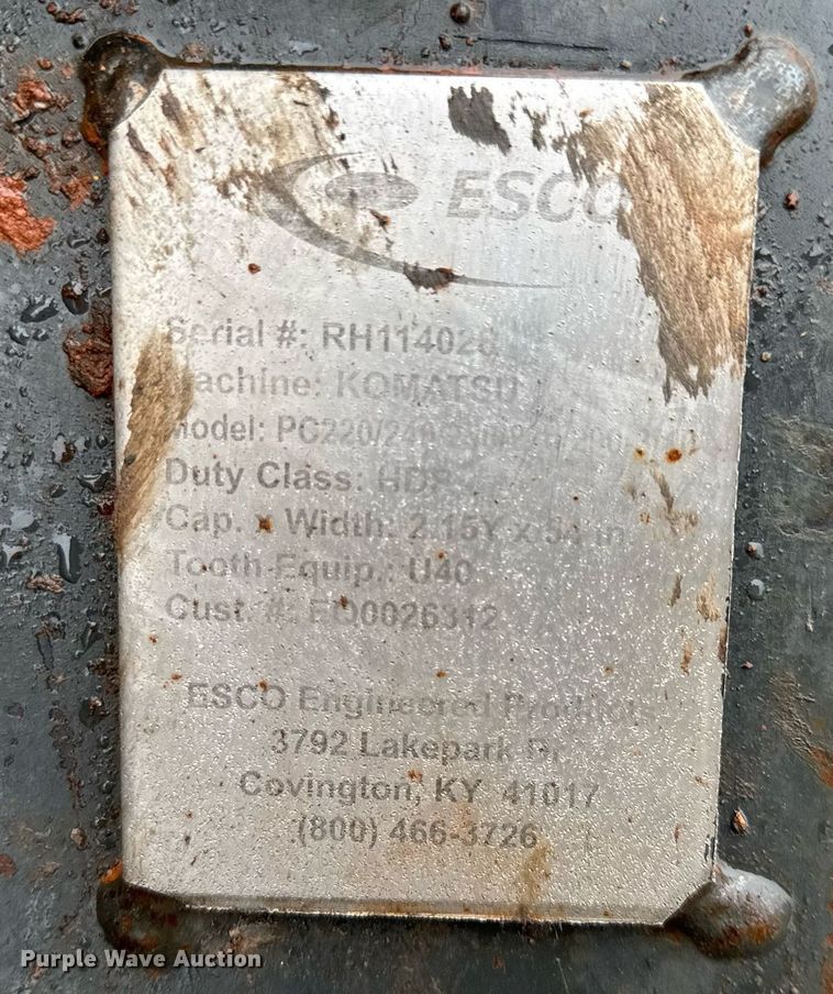 image for item LH9521 2015 Komatsu PC290LC-11 excavator