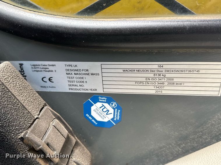 image for item LH9536 2016 Wacker Neuson ST35 tracked skid steer loader