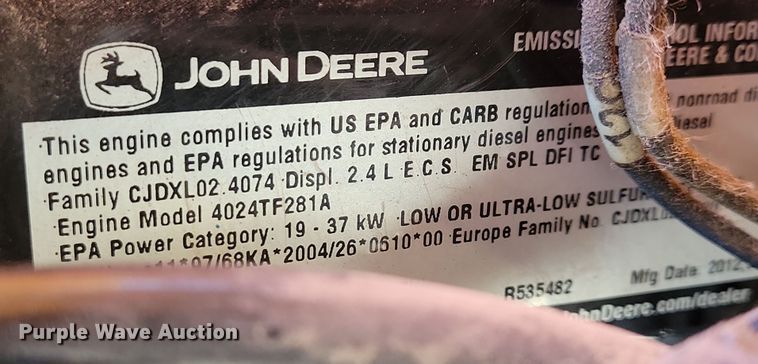 image for item NB9806 2012 Atlas Copco XAS185 air compressor