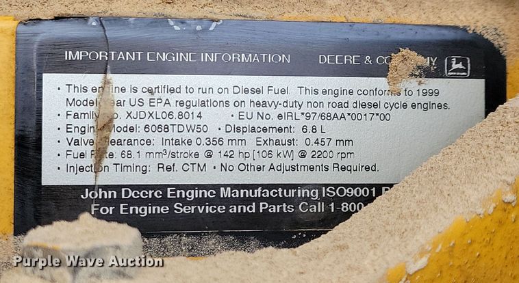 image for item NB9811 1999 John Deere  544H wheel loader