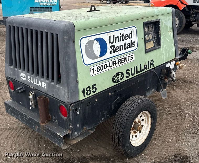 image for item NN9564 Sullair 185 air compressor