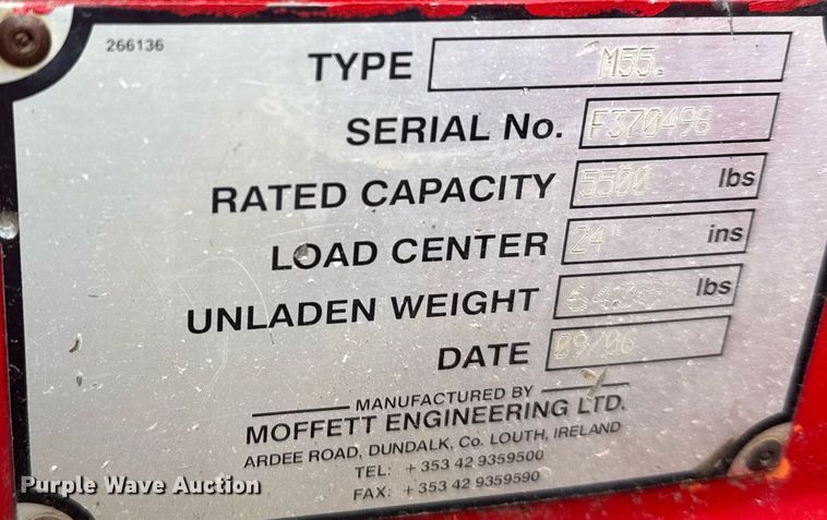 image for item NN9565 2006 Moffett M55 forklift