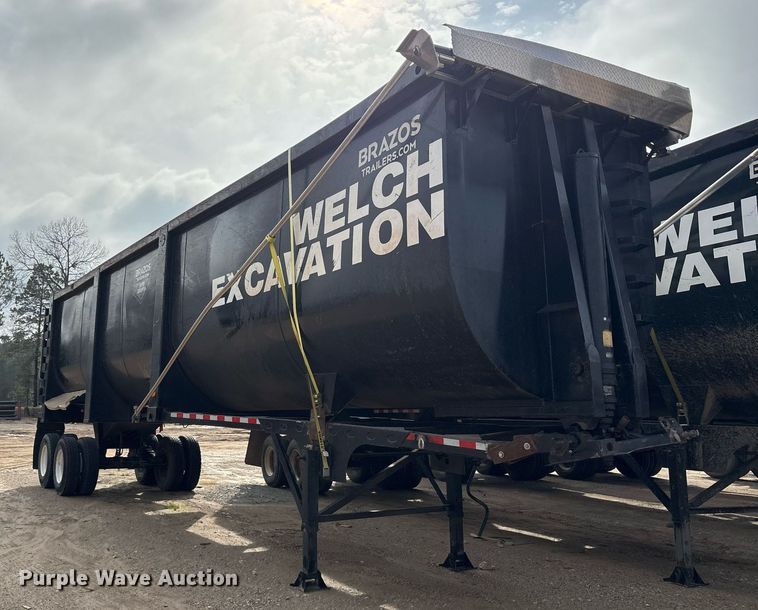image for item OK9544 2019 Brazos end dump trailer