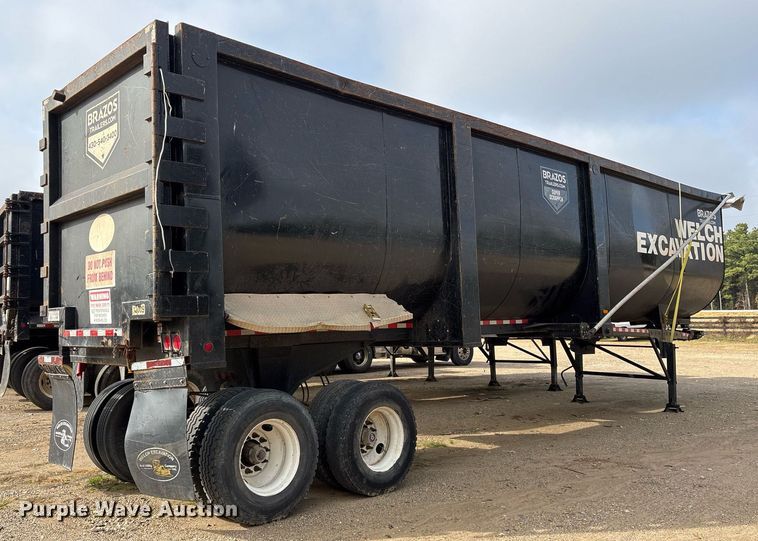 image for item OK9544 2019 Brazos end dump trailer