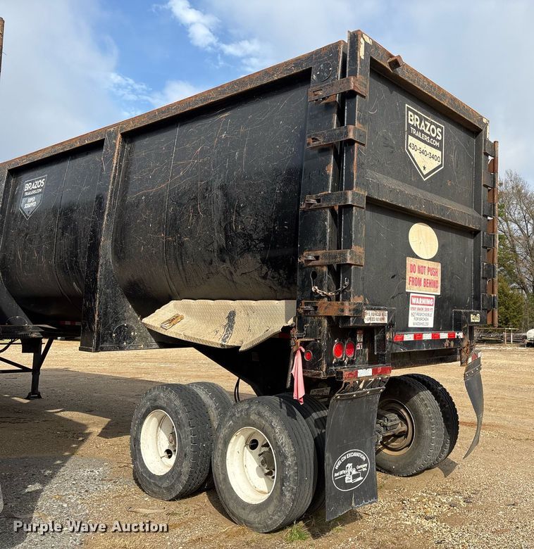 image for item OK9544 2019 Brazos end dump trailer