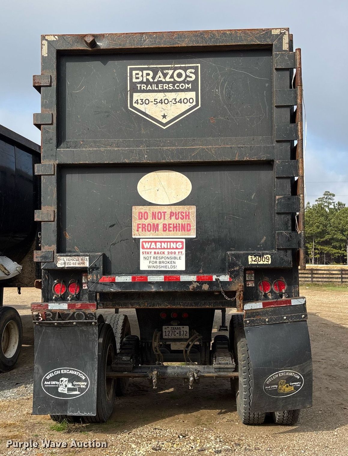 2019 Brazos end dump trailer in Winona, TX | Item OK9544