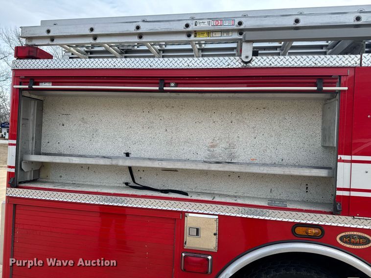 image for item DO0375 2008 Kovatech Mobile Equipment KME Predator pumper fire truck