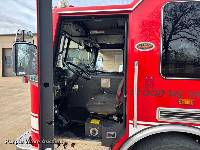 image for item DO0375 2008 Kovatech Mobile Equipment KME Predator pumper fire truck