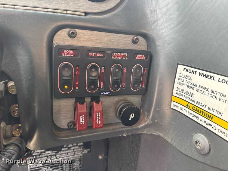 image for item DO0375 2008 Kovatech Mobile Equipment KME Predator pumper fire truck