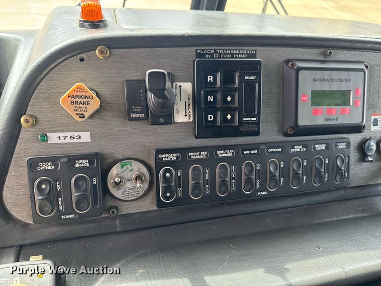 image for item DO0375 2008 Kovatech Mobile Equipment KME Predator pumper fire truck