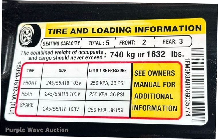image for item DO0405 2016 Ford Explorer Police SUV