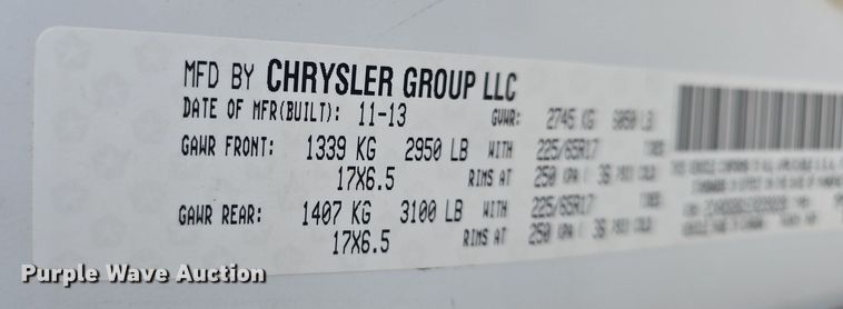 image for item DO7794 2014 Dodge Grand Caravan van