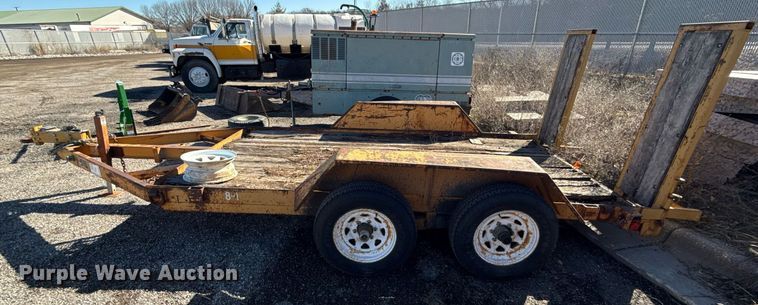 image for item DQ6665 1993 JFW equipment trailer