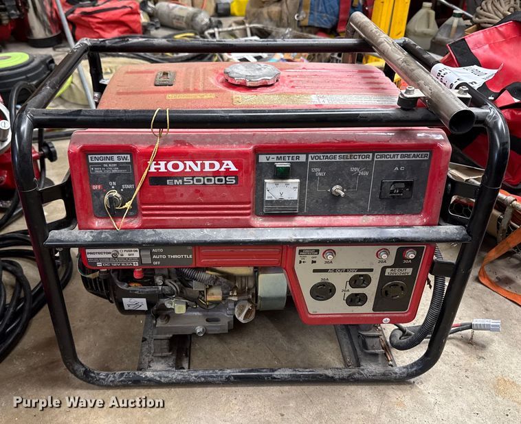 image for item DT0577 Honda EM5000S generator