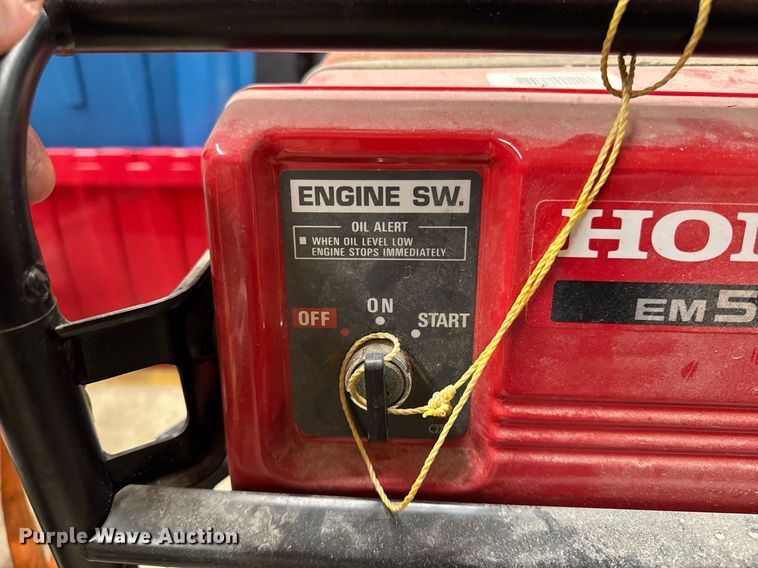 image for item DT0577 Honda EM5000S generator