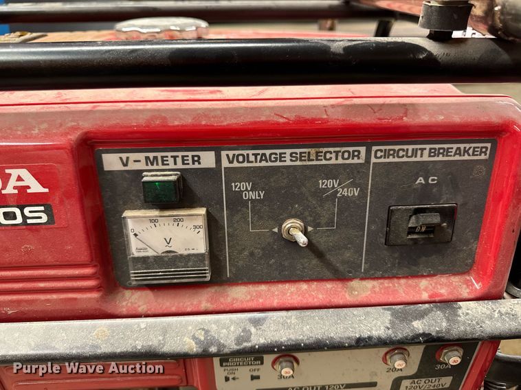 image for item DT0577 Honda EM5000S generator