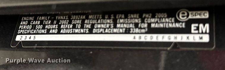 image for item DT0577 Honda EM5000S generator