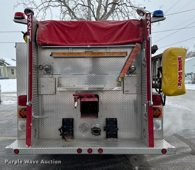 image for item DT0579 1996 GMC Topkick pumper fire truck