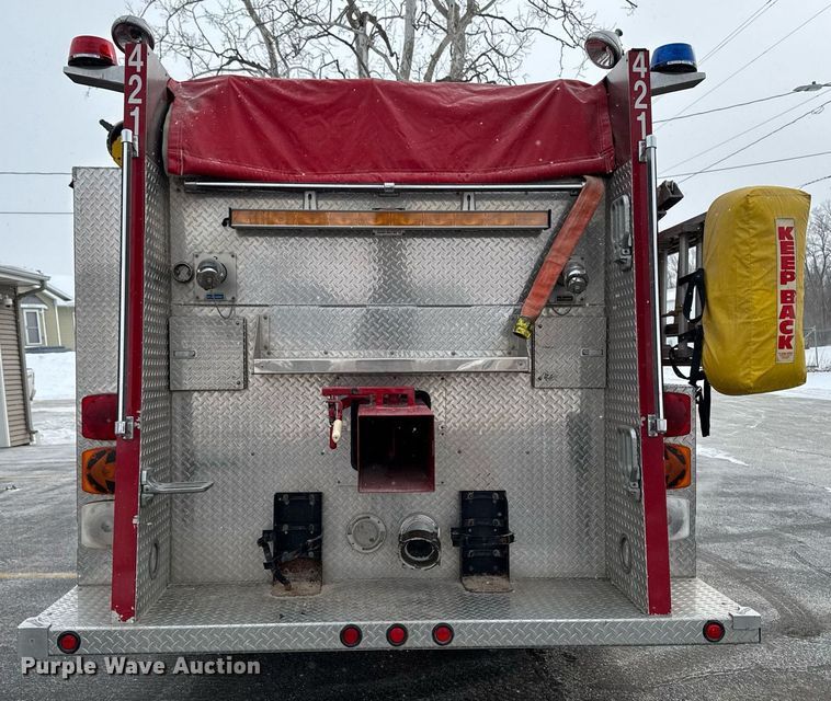 image for item DT0579 1996 GMC Topkick pumper fire truck