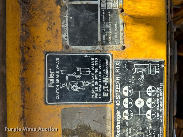 image for item DT0582 1990 Little Giant LG4866 crane