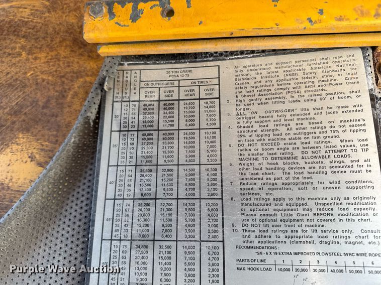 image for item DT0582 1990 Little Giant LG4866 crane