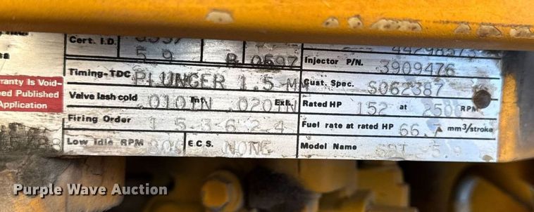 image for item DT0582 1990 Little Giant LG4866 crane