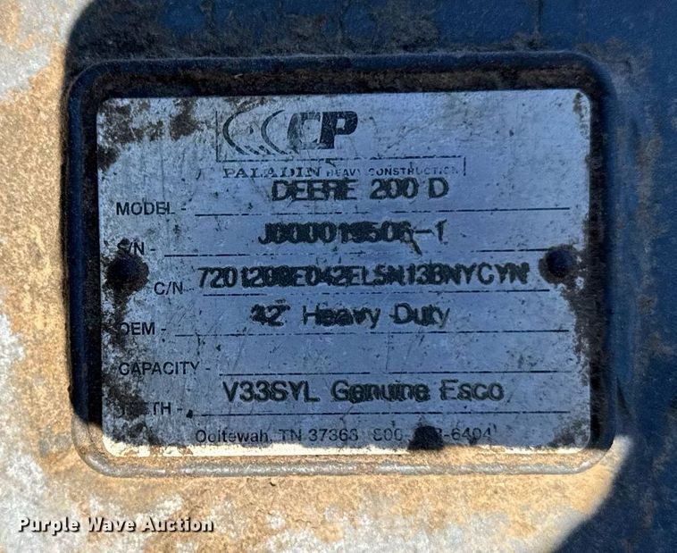 image for item DT0583 2009 John Deere 220D W wheeled excavator